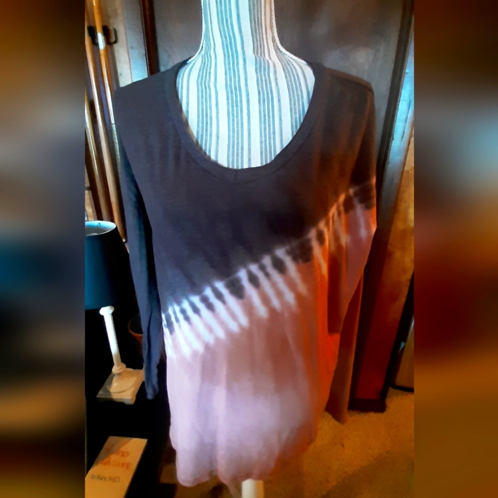 Women's Tie-Dye Long Sleeve Top